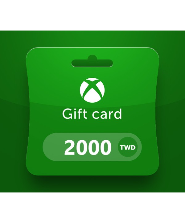 XBOX Live TWD 2000 Prepaid Card TW Xbox One Key 